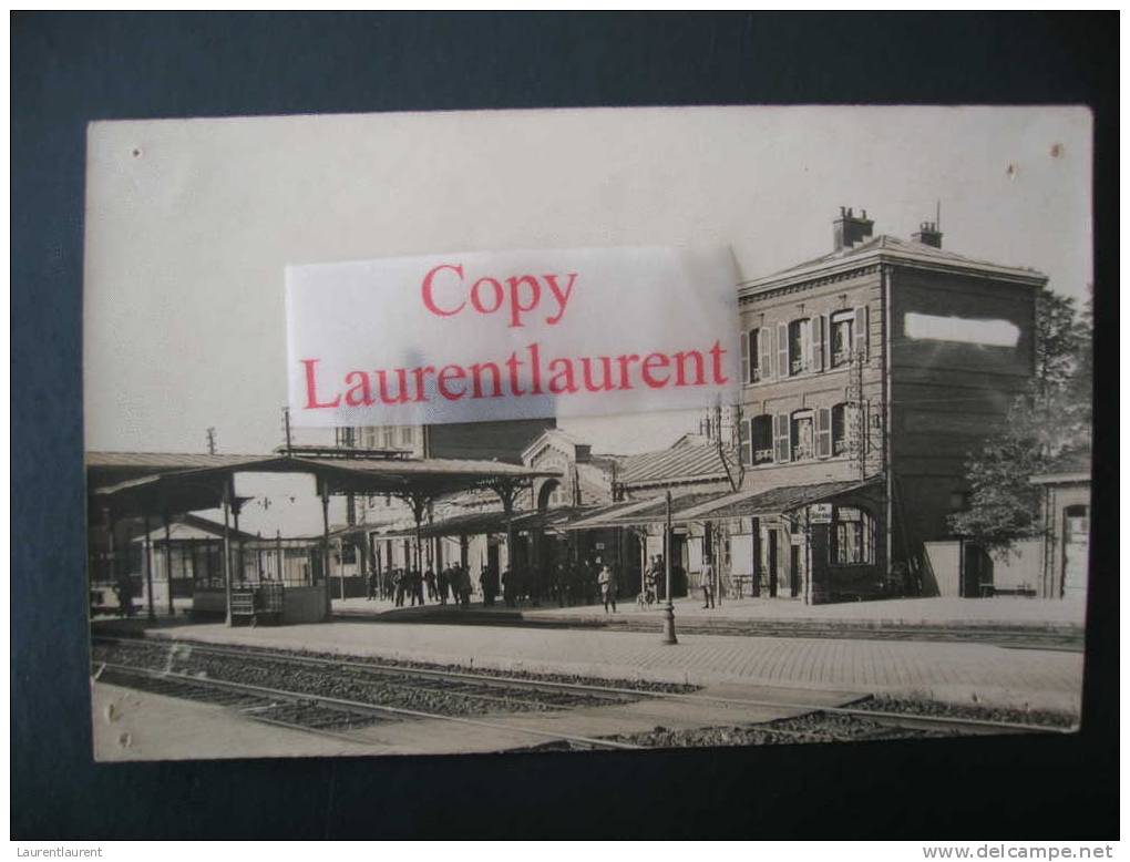 CATEAU - La Gare - Photo Carte - Militaires ... - TOP - Aulnoye