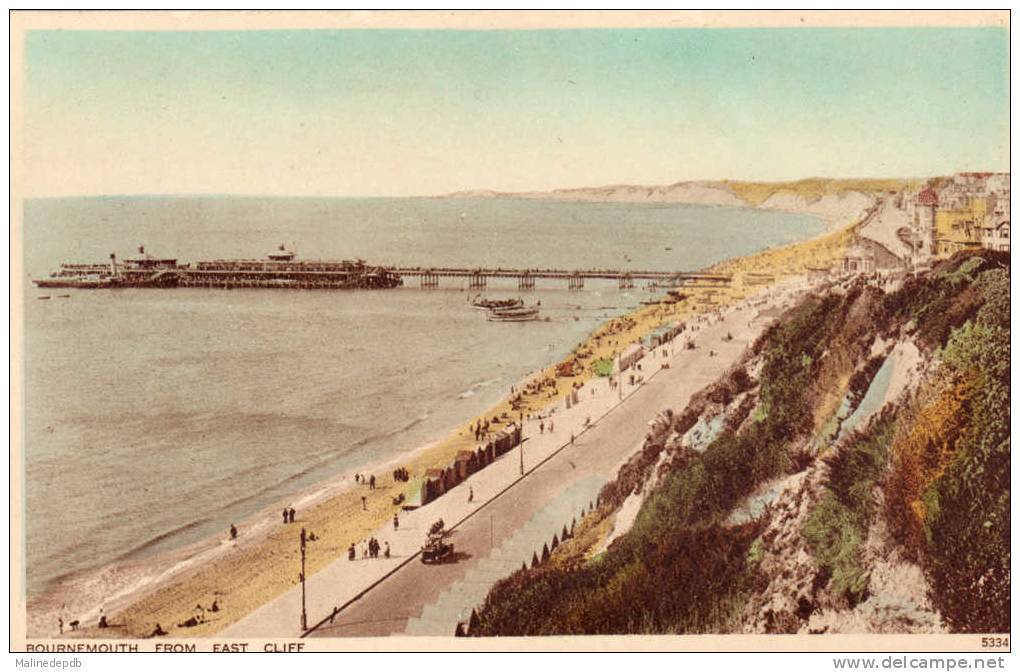 CPA - BOURNEMOUTH 53341 - FROM EAST CLIFF - Bournemouth (a Partire Dal 1972)