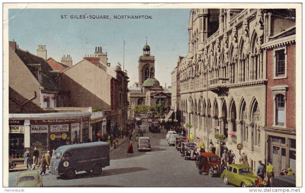 CPA 1953 - NORTHAMPTON - ST GILES SQUARE - Northamptonshire