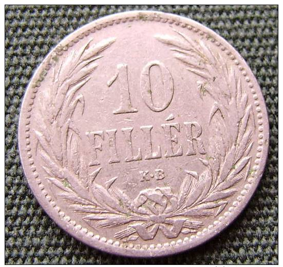 Hungría / Ungarn / Hungary    10 Filler 1894    Ni - Hungría