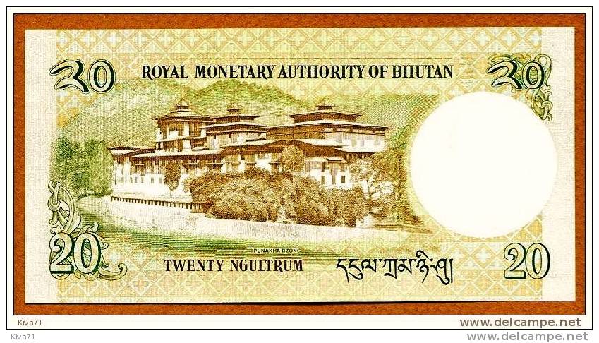 20 Ngultrum "BHOUTAN"     2006  UNC  Ro 11 - Bhután