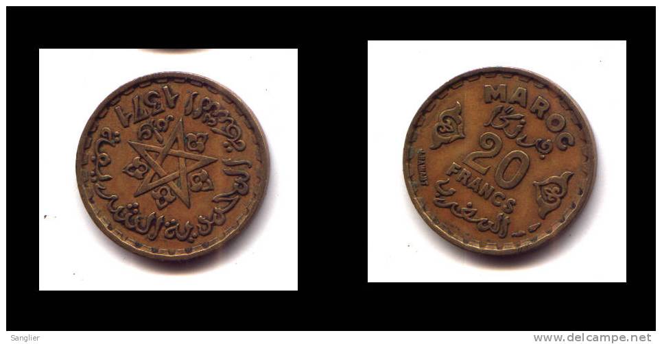 20 FRS AH 1371 - Morocco