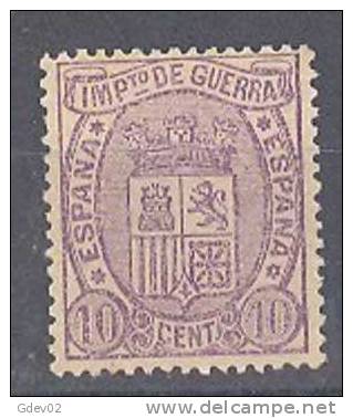 ES155sacf-L4462PC-TESPIMPTOGUERRA. España,Spain,Espagne.IMPUESTOS  DE GUERRA 1875.(Ed 155*) .MAGNIFICO - Oorlogstaks