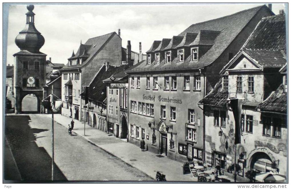 Saalfeld,Blankenburger Straße Und Loch,1954 - Saalfeld