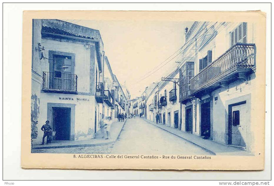ES262 ;  ALGECIRAS : Calle Del General Castanos - Cádiz