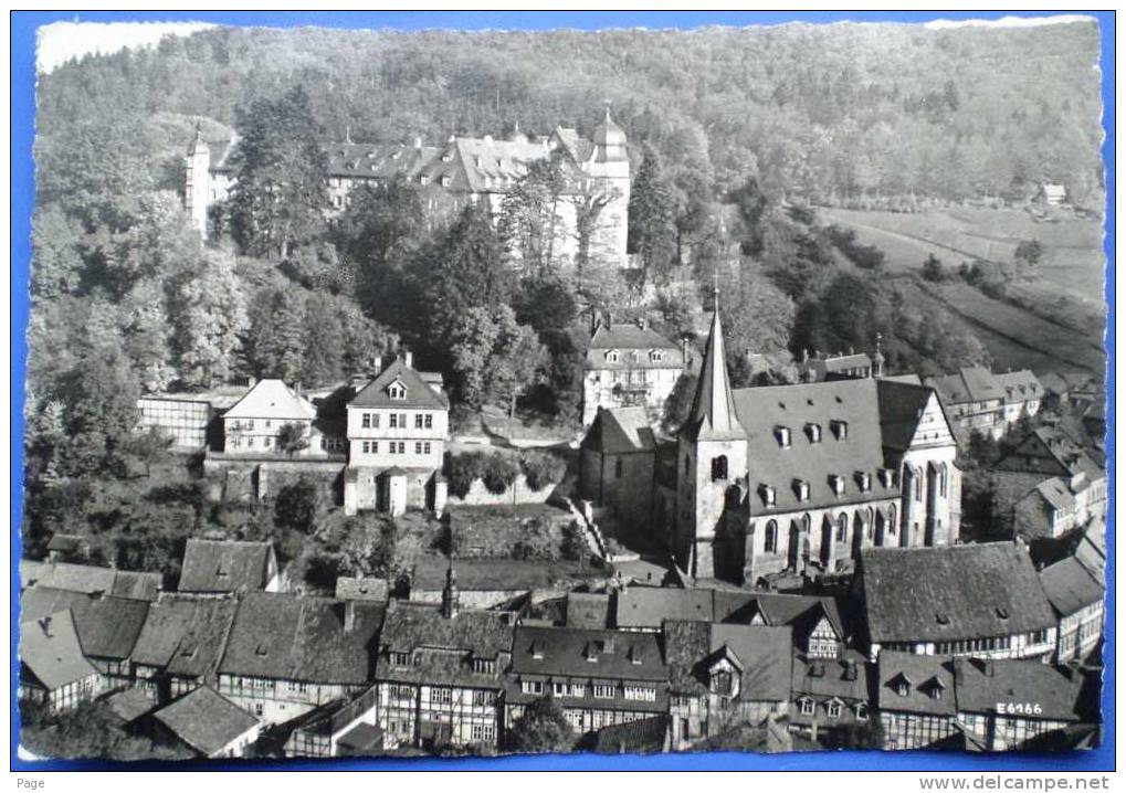 Stolberg,Teilansicht,Blick Von Der Lutherbuche,1961,Sonderstempel,Thale,Hüttenwerke, - Stolberg (Harz)