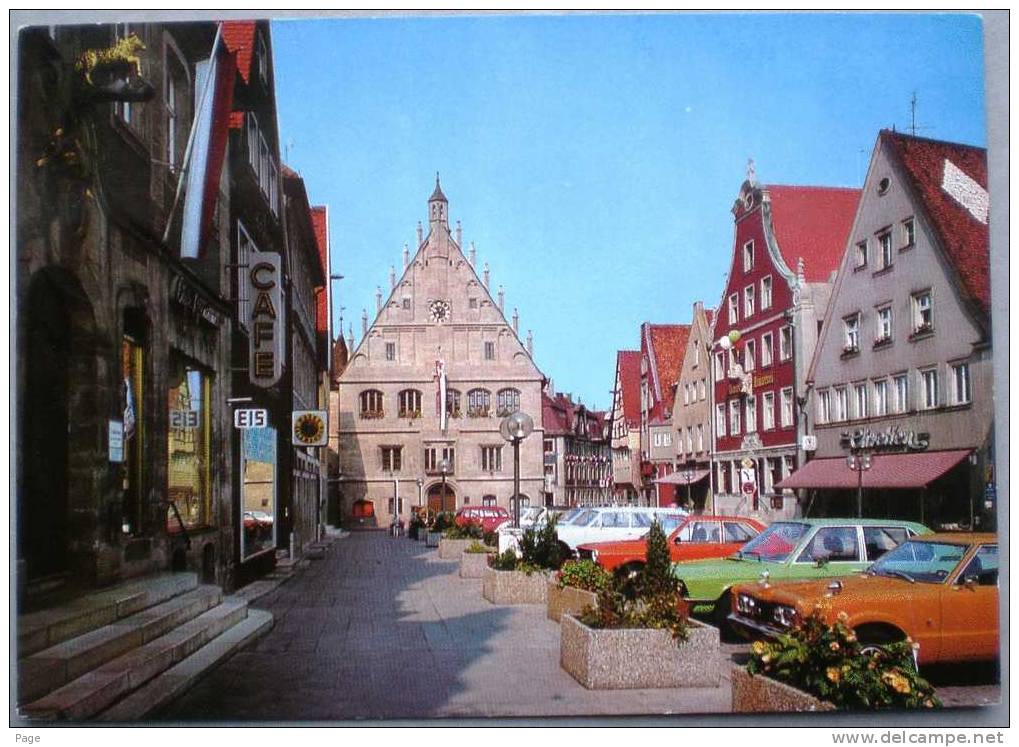 Weißenburg,Luitpoldstraße Mit Rathaus,1980 - Weissenburg