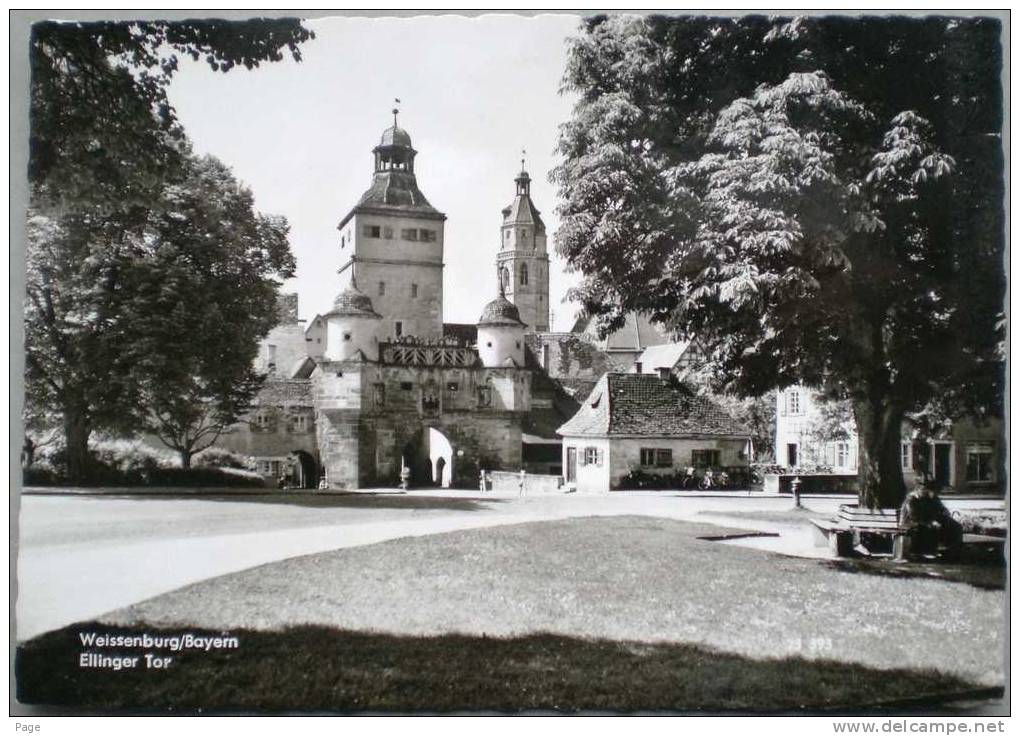 Weißenburg,Ellinger Tor,1960 - Weissenburg