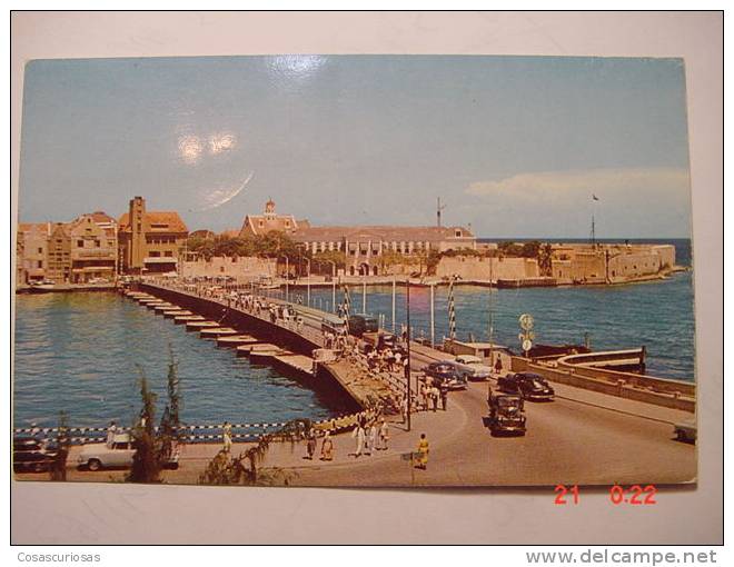 4979 NETHERLAND ANTILLES  CURAÇAO PONTOON BRIDGE   YEARS  1950  OTHERS IN MY STORE - Curaçao