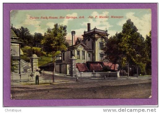 Palace Bath Houswe, Hot Springs Ark. 1910 - Hot Springs