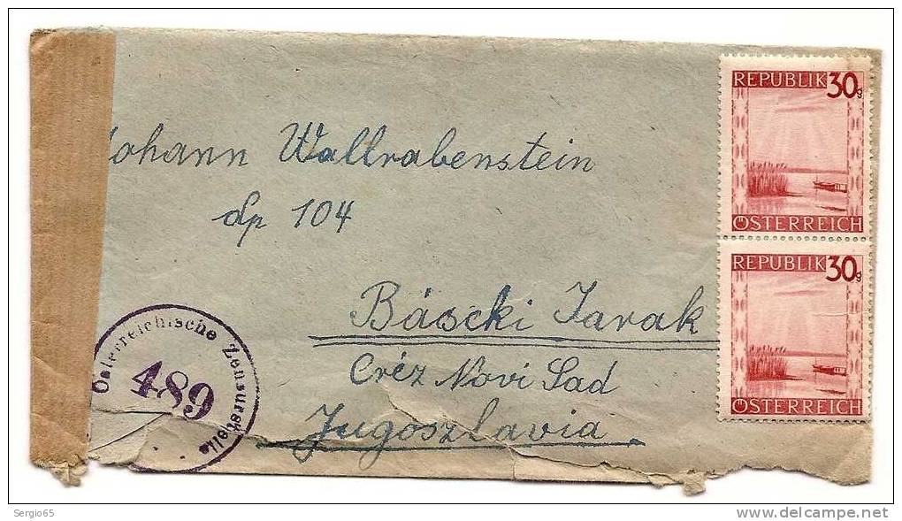 Letter - 1946 - Lettres & Documents