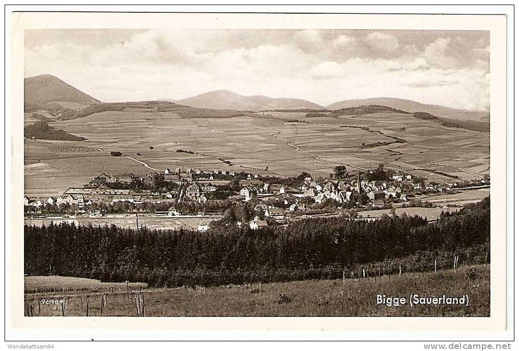 AK 96784 Bigge (Sauerland) 26.3.43.-11 OLSBERG (KR BRILON) Bekannter Luftkurort Im Hoch-Sauerland Sanatorium - Brilon