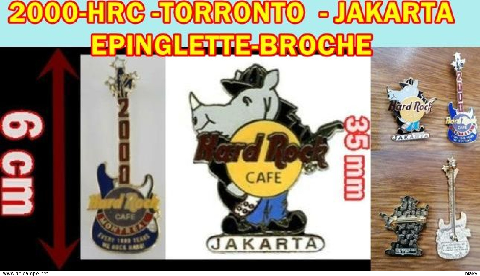 2000-TORRONTO EPINGLETTE - JAKARTA EPINGLETTE-BROCHE - EDF GDF