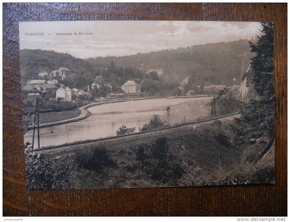 Godinne - Panorama De Rivière - Vers 1920 - Yvoir