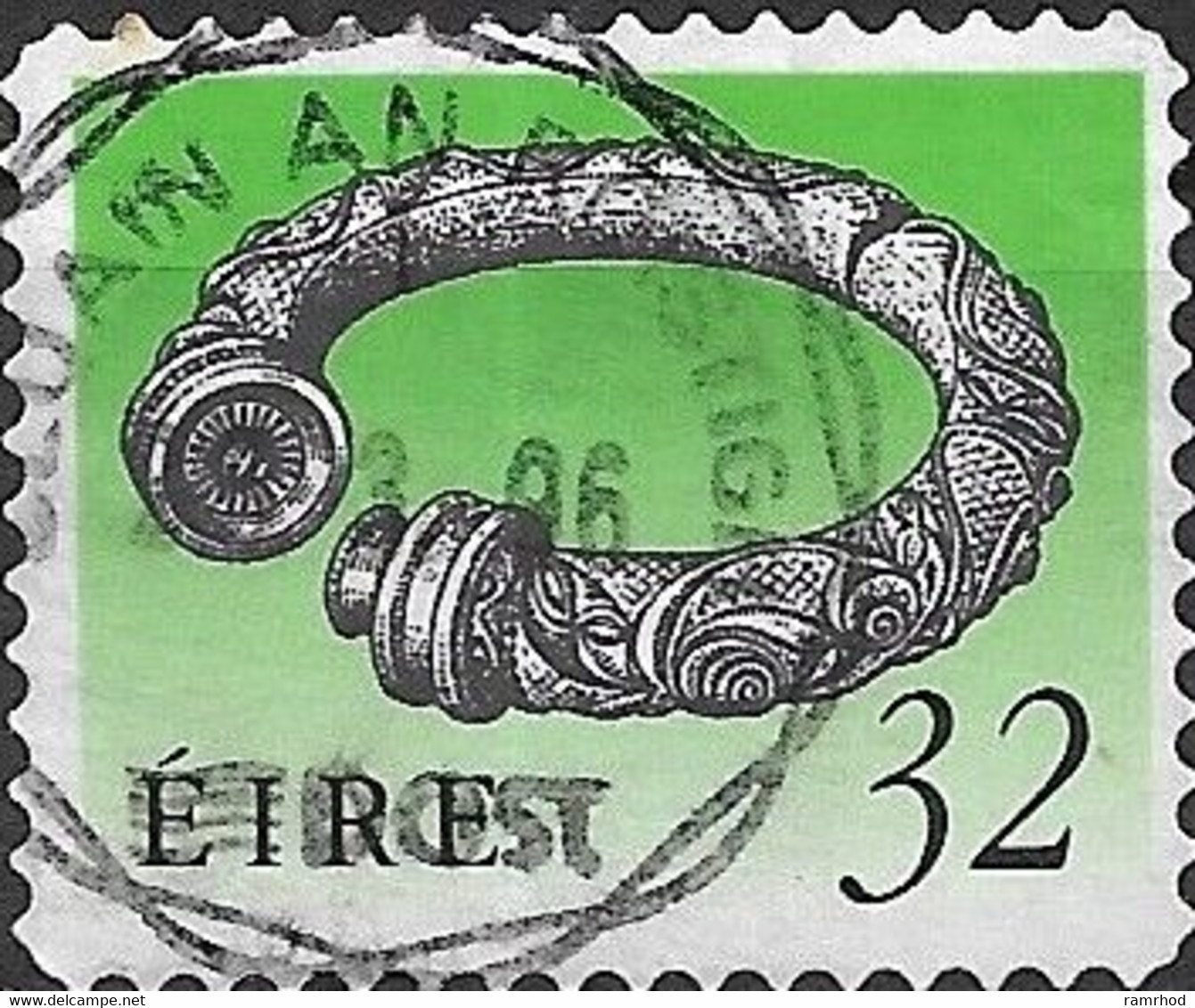 IRELAND 1991 Heritage - 32p Broighter Collar FU - Used Stamps