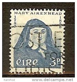 IRELAND 1958 Death Centenary Of Mother Mary Aikenhead (founder Irish Sisters Of Charity) - 3d Mother Mary Aikenhead FU - Usados