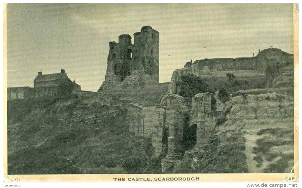 Britain United Kingdom - The Castle, Scarborough Old Postcard [P1376] - Scarborough