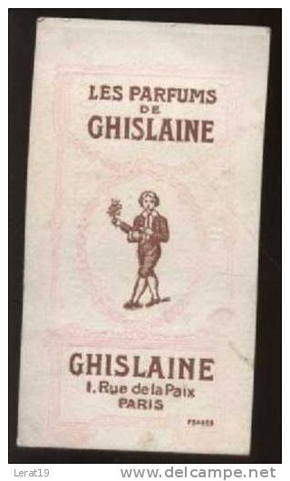 CARTE PARFUMEE....GHISLAINE .... * ‹(•¿•)› - Antiguas (hasta 1960)