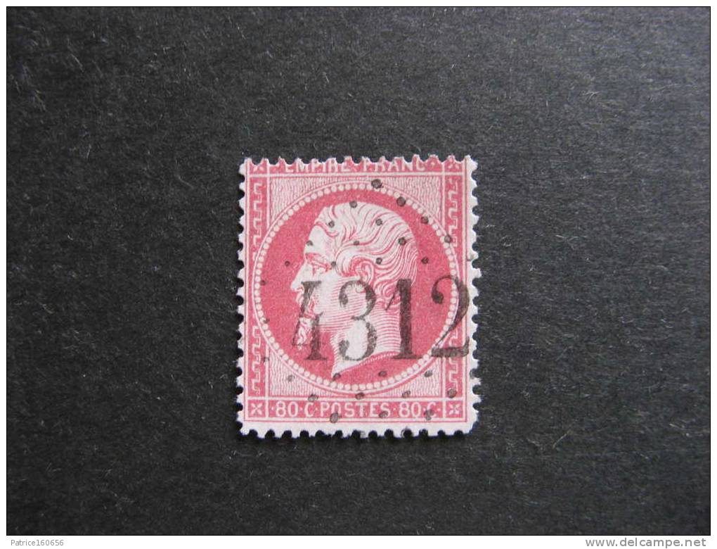 RARE N° 24 Petit Format, Oblitéré. TB. - 1862 Napoleon III