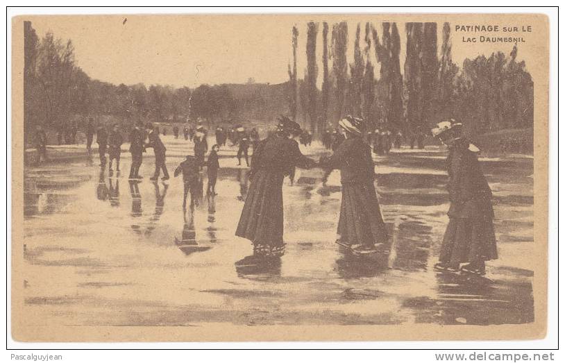 CPA PATINAGE SUR LE LAC DAUMESNIL - Patinage Artistique