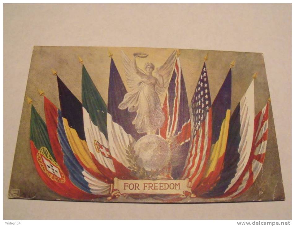 CARTE POUR LA LIBERTE - FOR FREEDOM - 1918 - PIN2 - Patriotiques