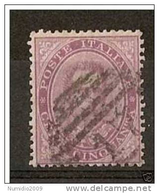 1879 REGNO USATO UMBERTO I 50 CENT - RR1373-3 - Used