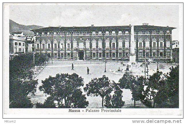 42-Massa-Toscana-Palazzo Provinciale-V.1936 X Fabbrica Di Gassose-Reggio Calabria. - Massa