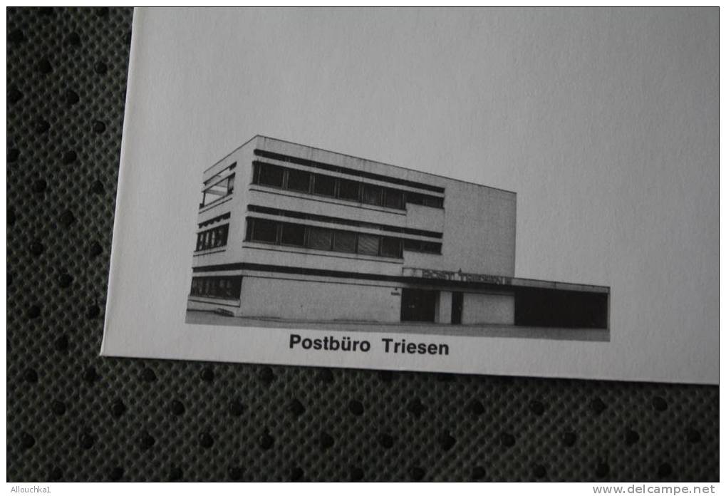 1980 LETTRE MAXIMUM LIECHTENSTEIN THEME DES BUREAUX DE POSTE   POSTBURO TREISEN - Covers & Documents