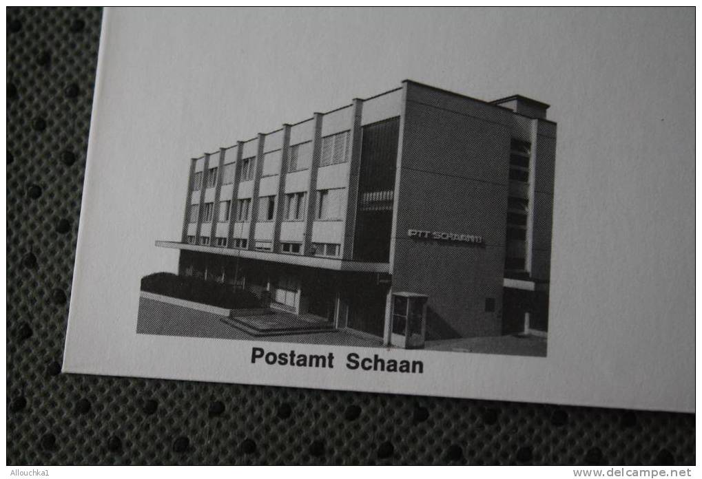 1980 LETTRE MAXIMUM LIECHTENSTEIN THEME DES BUREAUX DE POSTE   POSTBURO SCHAAN - Cartas & Documentos