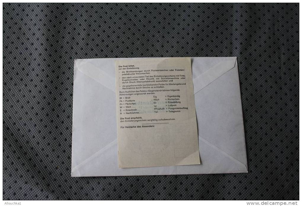 Recommandé 1981 DEUTSCHE BUNDESPOST MARCOPHILIA LETTRE DISTRIBUTEUR AFF AVEC VIGNETTES - Timbres De Distributeurs [ATM]