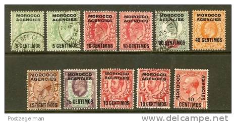 MOROCCO Agency Used Stamp(s) Spanish Small Lot As Per Scan - Familles Royales