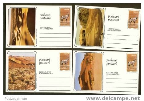 SWA 1980 10 Cards Nature Sand Dunes F527a+b+c - Namibia