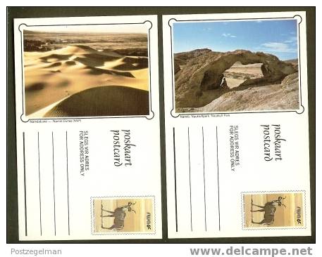 SWA 1980 10 Cards Nature Sand Dunes F516a+b+c - Namibia