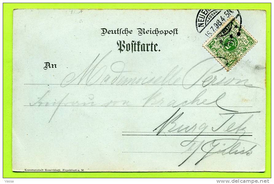 1898- GRÜSS Aus BAD  NEUENAHR. GERMANY - Bad Neuenahr-Ahrweiler