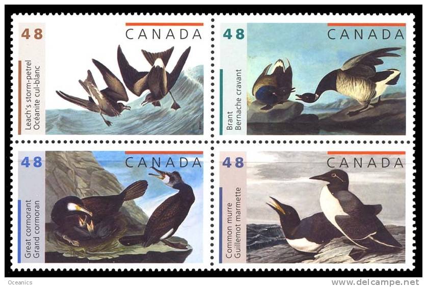 Canada (Scott No.1982a - Oiseaux / John James Audubon / Birds) [**] - Nuevos