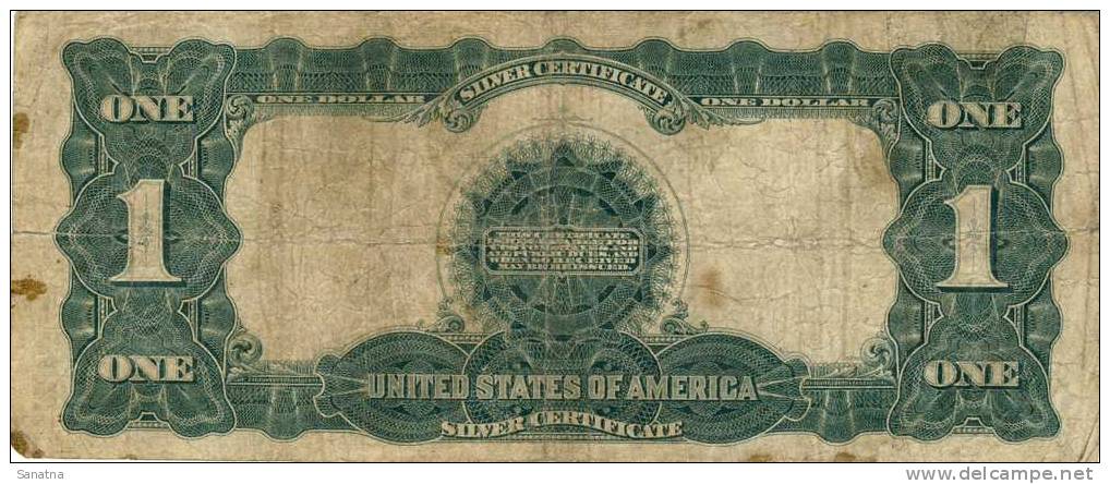 United States Of America, 1 Dollar Silver Certificate 1899, Eagle W/ Flag, - Silver Certificates (1878-1923)