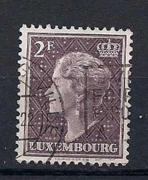 421  Obl   Y  &  T  Luxembourg    (grande Duchesse Charlotte) - 1948-58 Charlotte De Profil à Gauche