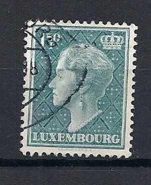 419  Obl   Y  &  T  Luxembourg    (grande Duchesse Charlotte) - 1948-58 Charlotte De Profil à Gauche