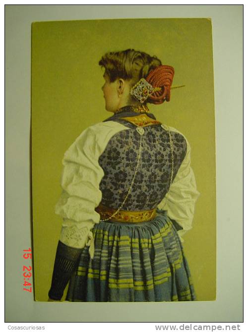 6048 SUISSE HELVETIA  UNTERWALDNERMADCHEN   ETHNIC   YEARS  1910  OTHERS IN MY STORE - Non Classificati