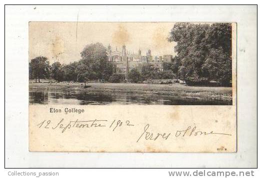 Cp, 89, Angleterre, Berkshire, Eton College, Voyagée 1902 - Autres & Non Classés