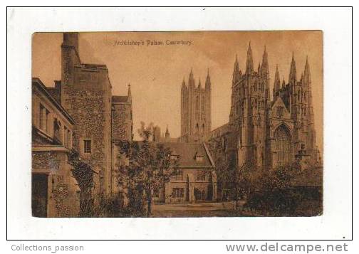 Cp, Angleterre, Kent, Canterbury, Archbishop's Palace, écrite - Canterbury