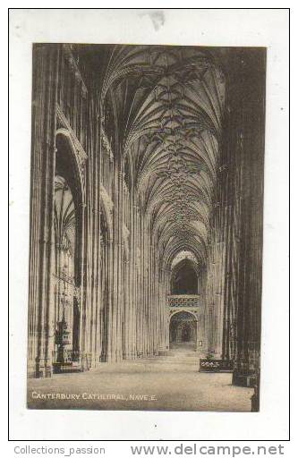 Cp, Angleterre, Kent, Canterbury Cathedral, Nave - Canterbury