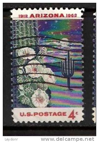 U.S. Arizona 50th Anniversary Statehood, Giant Saguaro Cactus - Scott # 1192 - Cactusses