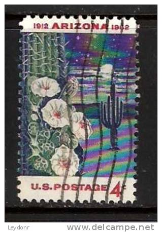 U.S. Arizona 50th Anniversary Statehood, Giant Saguaro Cactus - Scott # 1192 - Cactus