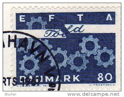 EFTA Freihandelszone Dänemark 450+ 2FDC O 4€ Aufhebung Zoll-Schranken - 1967