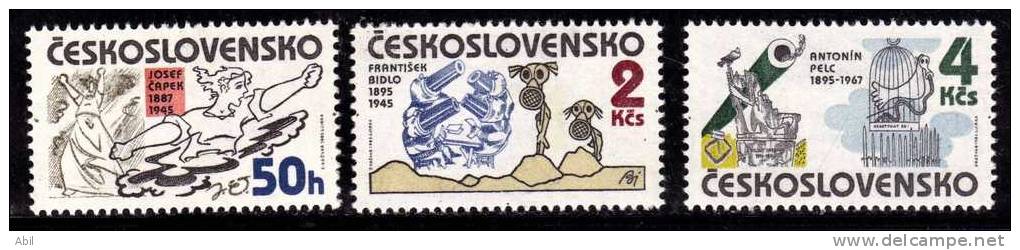 Tchécoslovaquie 1985 N°Y.T. : 2634 à 2636** - Nuevos