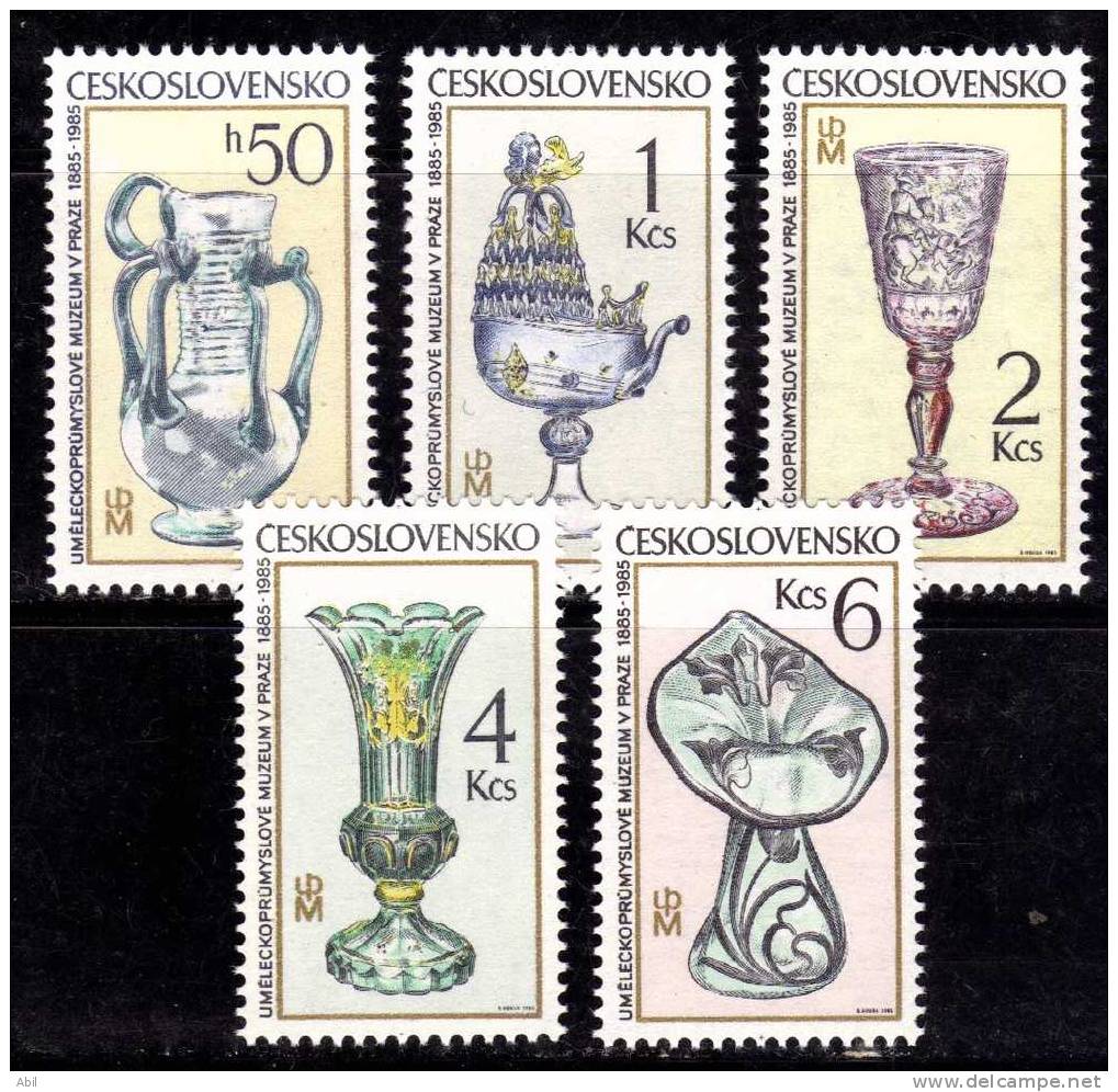 Tchécoslovaquie 1985 N°Y.T. : 2650 à 2654** - Unused Stamps