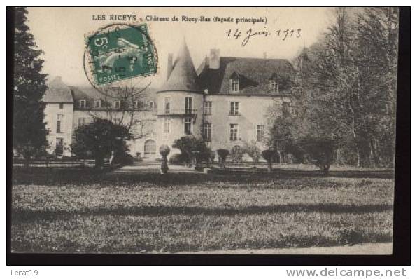 10.. LES RICEYS.....CHATEAU DE RICEY BAS....ECRITE..... * ‹(•¿•)› - Les Riceys