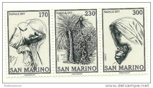 1977 - 997/99 Santo Natale     ++++++++ - Unused Stamps