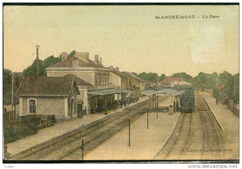 La Gare. - Saint-André-le-Gaz